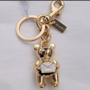 COACH Valentine's Day Bear Bag Charm